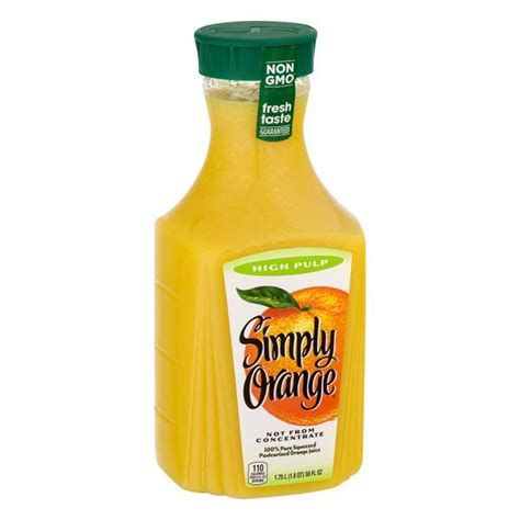 Simply Orange High Pulp Juice Hy Vee Aisles Online Grocery Shopping