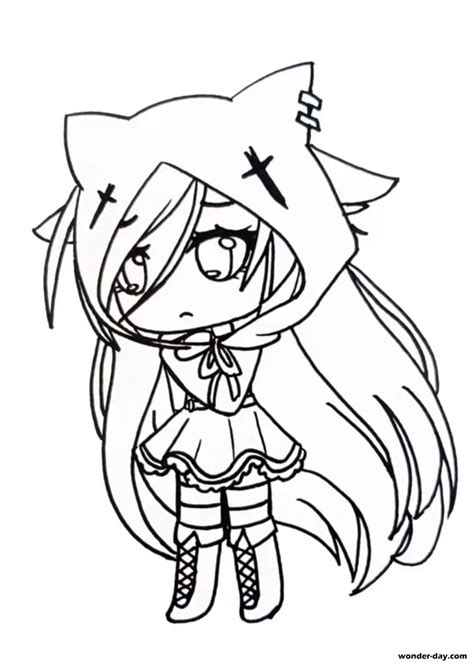 Gacha life anime character coloring pages edition in 2020 with. Coloring Pages Gacha Life. Print for free | WONDER DAY
