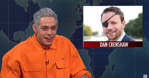 Pete Davidson Snl Criticized For Mocking Dan Crenshaw Candidate Who