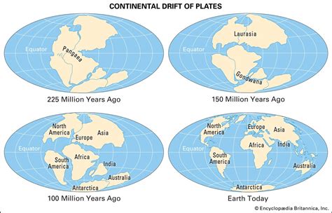 Plate Tectonics Theory Map