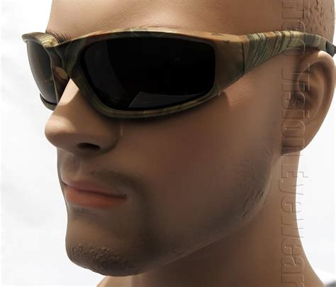 Camouflage Camo Foam Padded Sunglasses Hunting Motorcycle Glasses Cm86 Ebay