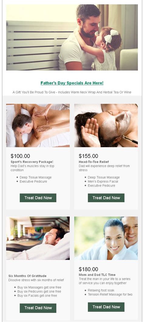 Fathers Day Specials Are Here Spa Specials Spa Day Spa Packages