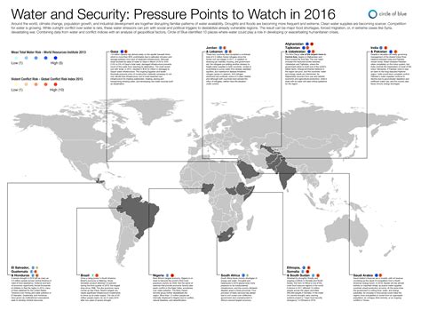 Infographic Water And Security Hot Spots 2016 Circle Of Blue