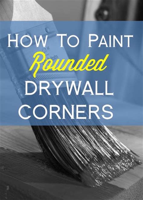 how to paint rounded or curved drywall corners like a pro ...