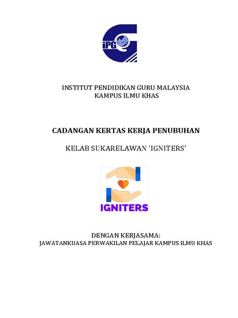Kertas kerja cadangan pameran kelab alam sekitar program ijazah sarjana muda perguruan semester 6 ambilan januari 2013 pendidikan jasmani dan kesihatan tarikh : Kertas Kerja Persatuan - Dpli