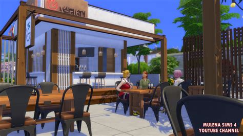 Cozy Cafe At Sims By Mulena Sims 4 Updates