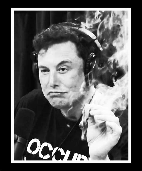 Elon Musk Smoking Weed Digital Art By Harold Doxey Pixels