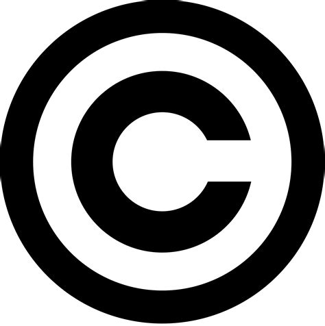Transparent Copyright Symbol