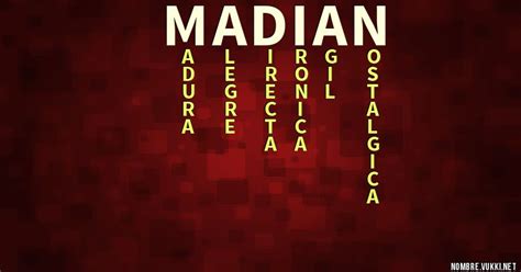 Qué Significa Madian