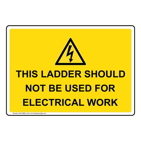 Authorized Ladder Storage Area Sign Nhe 32440