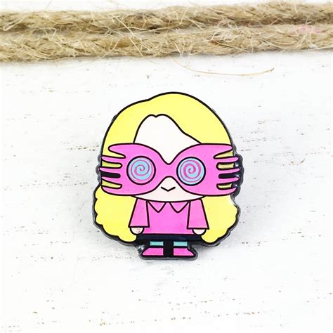 Official Harry Potter Luna Lovegood Pin Badge New Badges And Patches Rfeie