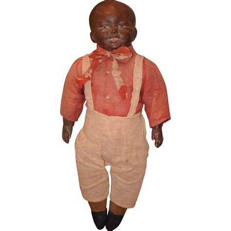 Old Doll Black Doll Cotton Joe Original Tag From Oldeclectics On Ruby Lane