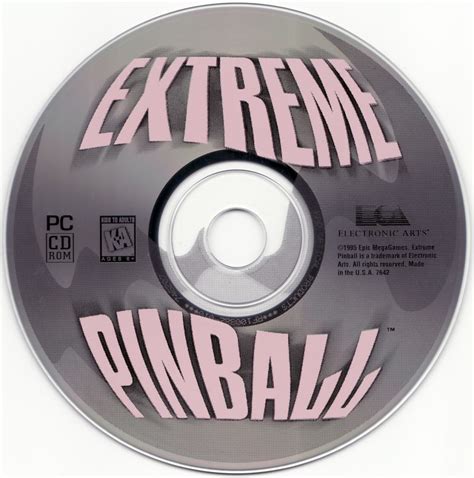 Extreme Pinball 1995 Dos Box Cover Art Mobygames