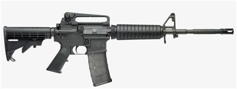 36913 Ar 15 Semi Automatic Rifle Transparent Png 1800x618 Free