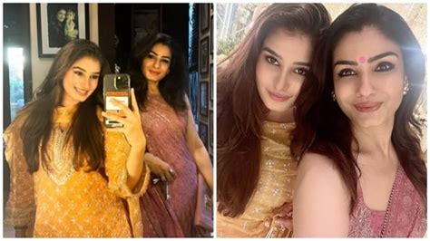 Fans Call Raveena Daughter Rasha ‘twin Tandon’ On Seeing Their Pics Together Bollywood
