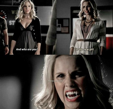Rebekah Mikaelson And Caroline Forbes The Vampire Diaries Season