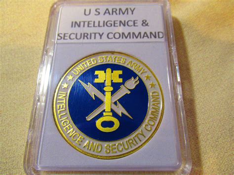 u s army intelligence and security command inscom challenge coin ebay