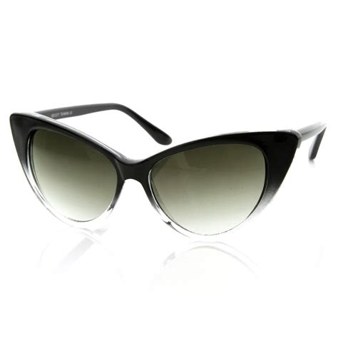 retro 1950 s pointed cat eye fashion sunglasses zerouv