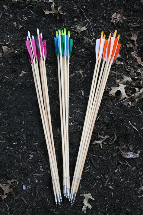 Kids Wood Arrows - Archery Past