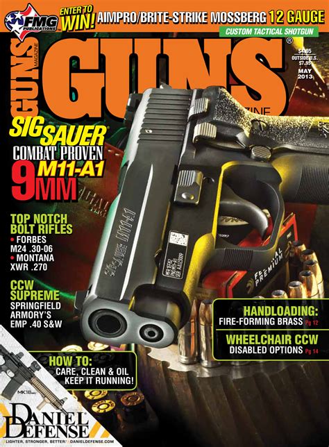 Sig Sauers M11 A1 Designed For Civilians Highlighted In May Issue Of