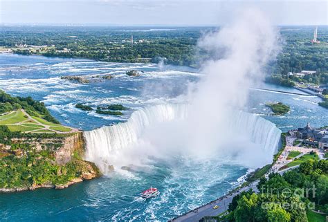 Niagara Falls Aerial View Canadian Photograph By Cpq Pixels