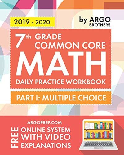 7th Grade Common Core Math Daily Practice Workbook Part I Multiple