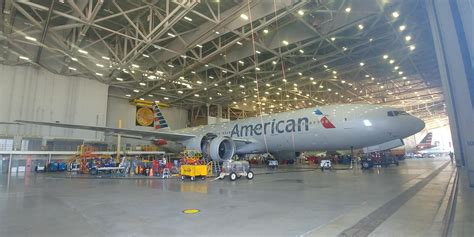 Inside An American Airlines Hangar Raviationmaintenance