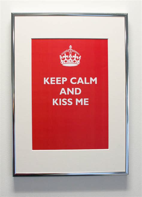 Personalised Keep Calm And Carry On Poster By Mixpixie
