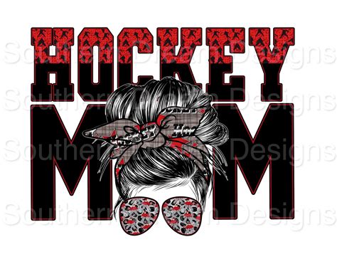 hockey png hockey mom sublimation waterslide digital mom etsy