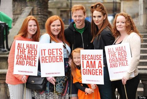 Ginger Pride March On Streets Of Edinburgh Huffpost Uk