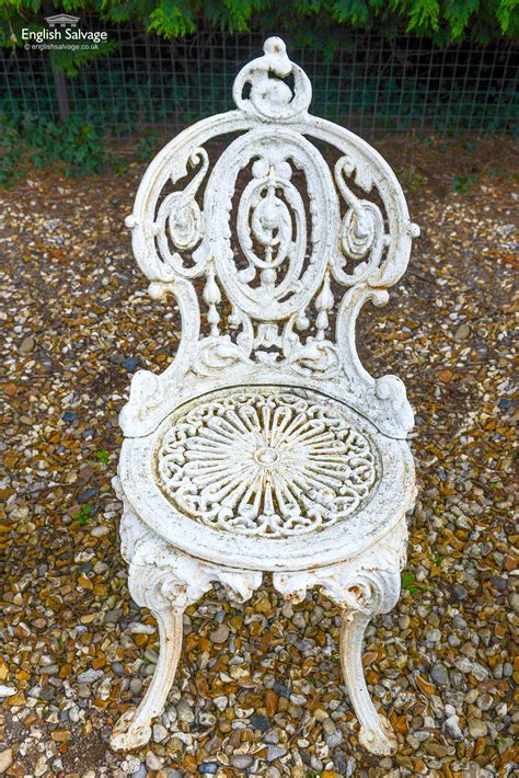 Victorian Cast Iron Ornate Garden Chairs