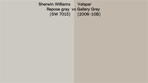 Sherwin Williams Repose Gray Sw 7015 Vs Valspar Gallery Grey 2006