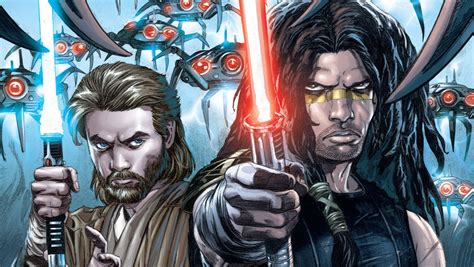Download Obi Wan Kenobi Quinlan Vos Comic Star Wars Wallpaper