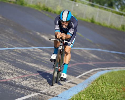 Paul Coluccios Hour Record Race In Kissena Velodrome 71920 Oneimagingphotography