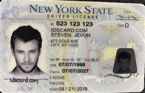 New York State Drivers License Template Psd Jordanbewer