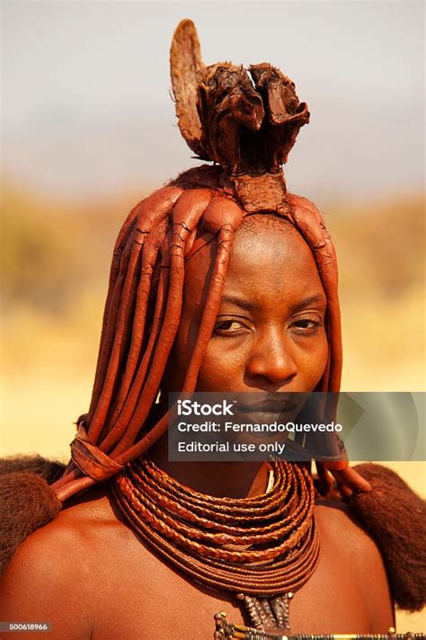 Himba Woman Near Epupa Falls Namibia Stock Photo Download Image Now