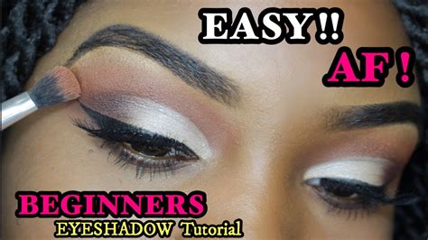 Beginners Eyeshadow Tutorial Neutral Cut Crease Makeup For Black