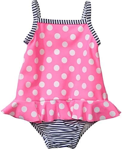 Carters Girls 1 Pc Polka Dot Swim Suit Pink 12m Pricepulse