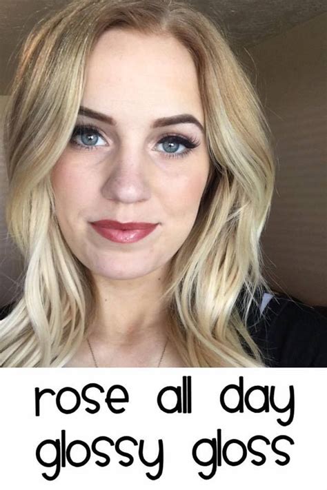 Soft peachy shades on lips and. rose all day Lipsense cred: @kissablelipsbykatie ...