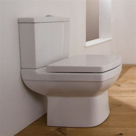 Saneux I Line Close Coupled Rimless Short Projection Toilet And Soft