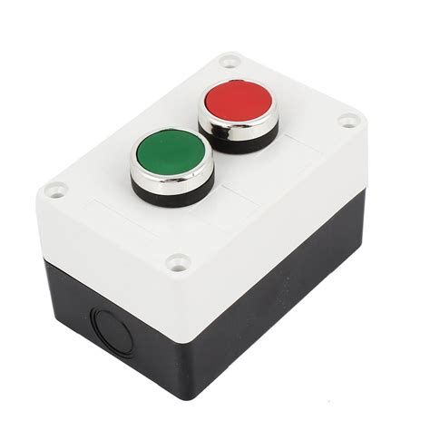 Ac660v 10a Momentary Dual Red Green Button Pushbutton Station Switch