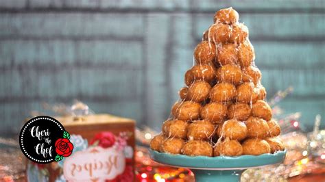 How To Make A Cream Puff Tower 🎂 A Beautiful And Impressive Croquembouche