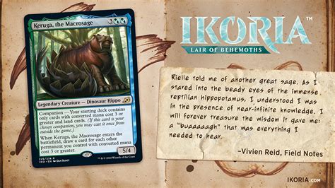The Ikoria Lair Of Behemoths Story On Cards Magic The Gathering