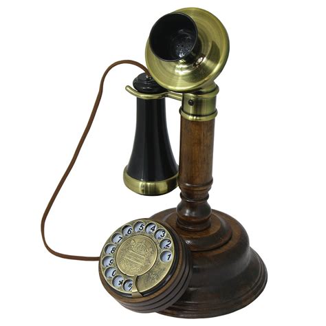 Buy Opis Cable C The Wood Candlestick Retro Telephone Antique Phone Old Phone Retro Phone