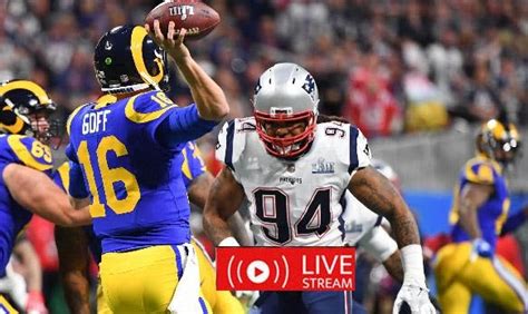 We stream the majority of matches both from the top leagues and from the lower divisions. NFL Streams: Watch Rams vs Patriots Football Reddit Free ...