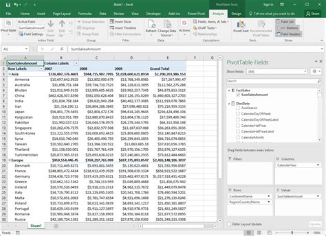 Creating Excel Pivot Tables from Power BI Report Data | Learning Tree Blog