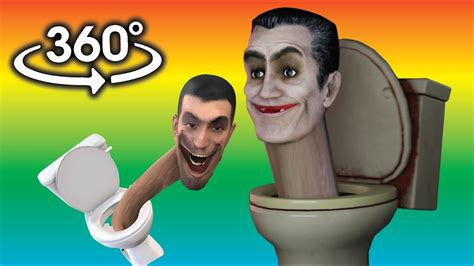 vr 360° skibidi toilet meme all seasons 360° vr video vr 4k youtube