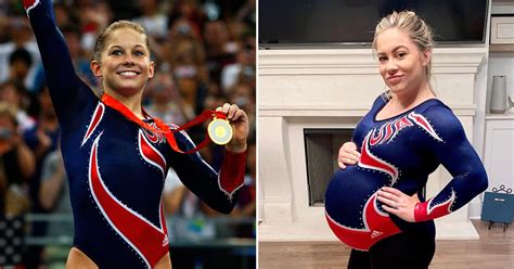 Shawn Johnson Wore Her Olympic Leotard At 40 Weeks Pregnant Popsugar