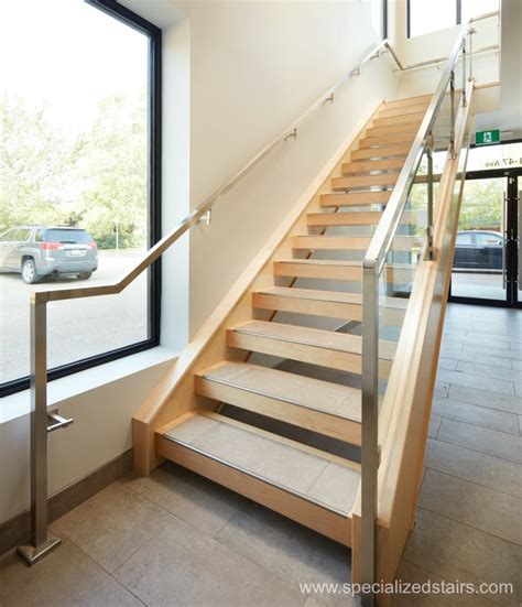 Commercial Open Rise Specialized Stair And Rail