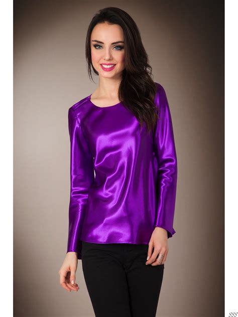 Silky And Shiny Satin Blouses Pretty Outfits Fashion